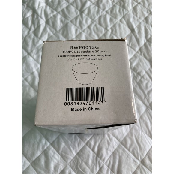 Restaurantware Mini Tasting Bowls, 2 0z., 100 Count box NEW! 😀 - Picture 4 of 11